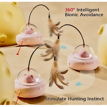 Dooee Toy Teasing Sensor Cat Pink